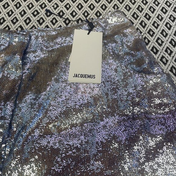 JACQUEMUS Printed Sequin  Wide Leg Pants - Picture 6 of 14